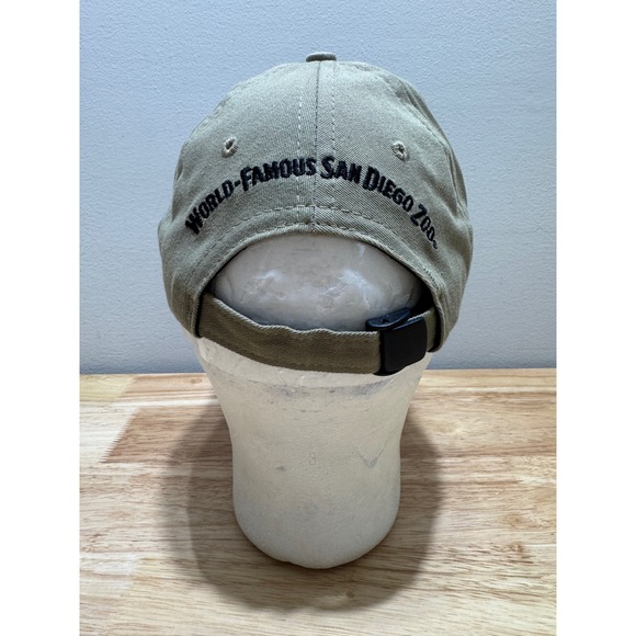 Vintage World Famous San Diego Zoo Panda Patch Adjustable Youth Baseball Cap Hat - Picture 4 of 12